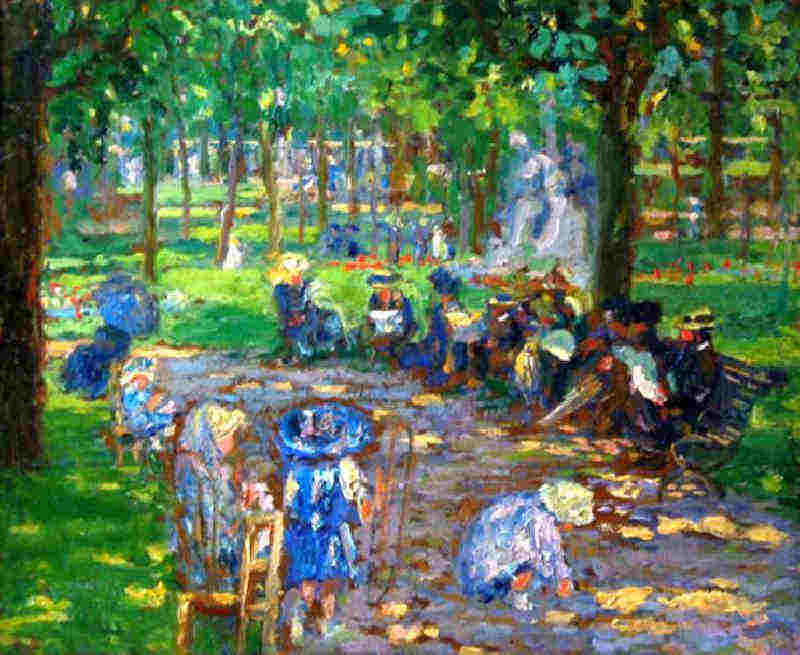 Le parc Monceau par Alice Dannenberg